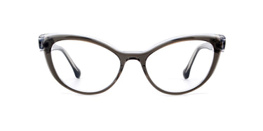 Women Vista Eyeglasses: Alexia - Grey - SpaceSMART Eye Clinic (Front View)
